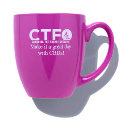 16oz Pink and White CTFO Coffee Mug -